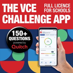 VCE Challenge App licence for school